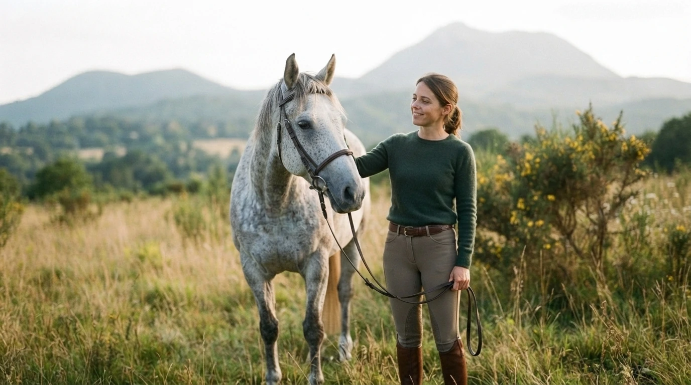 Cours d'équitation à Chaspinhac, Haute-Loire